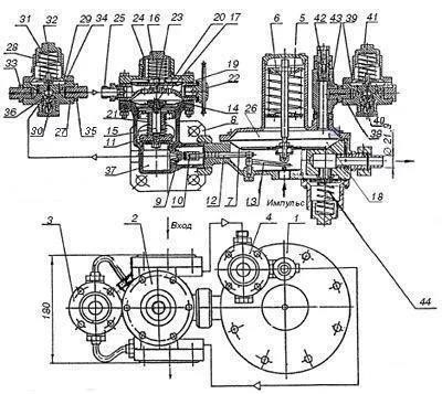 Регулятор давления газа РДСК-50