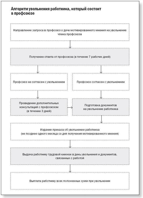 Ключевые аспекты мнения профсоюза при расторжении трудового договора