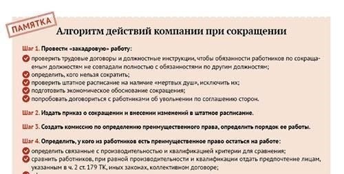 Понимание юридических требований к увольнению сотрудников при сокращении штата